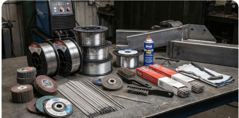 Welding and fabrication consumables